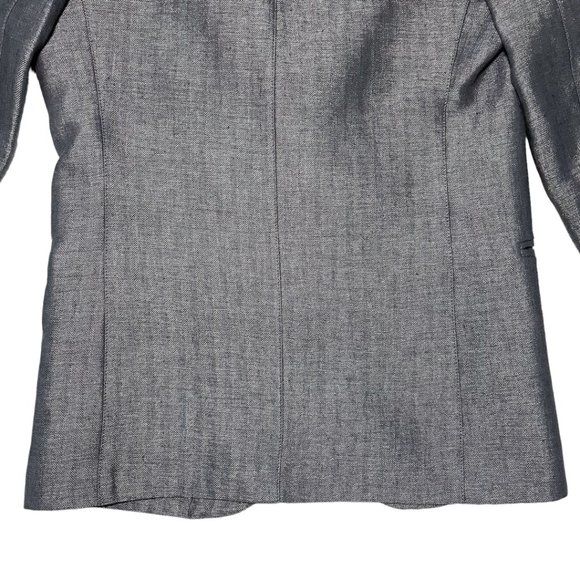 Smythe Pearl Grey Herringbone 90's Blazer NWT - Picture 12 of 15